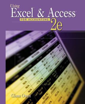Paperback Using Excel & Access 2007 for Accounting [With CDROM] Book