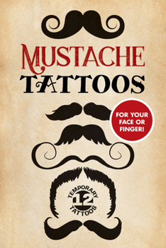 Paperback Moustache Tattoos Book