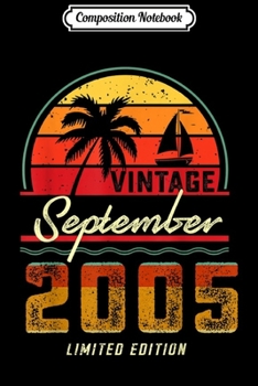 Paperback Composition Notebook: Vintage September 2005 s For Men Women Gift Journal/Notebook Blank Lined Ruled 6x9 100 Pages Book