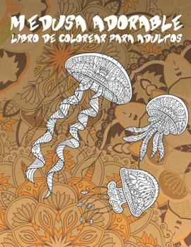 Paperback Medusa adorable - Libro de colorear para adultos [Spanish] Book