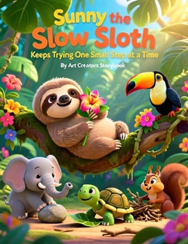Sunny the Slow Sloth Keeps Trying One Small Step at a Time: A Growth Mindset Story About Persistence, Patience, and Progress (Sunny the Slow Sloth Social-Emotional Learning Series)