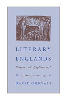 Hardcover Literary Englands: Versions of 'Englishness' in Modern Writing Book