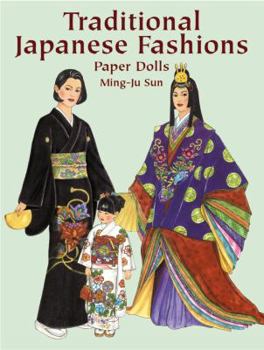 Paperback Traditional Japanese Fashions Paper Dolls Book