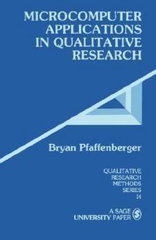 Paperback Microcomputer Applications in Qualitative Research Book
