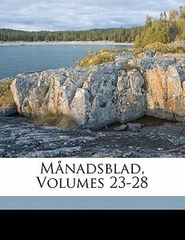 Paperback Manadsblad, Volumes 23-28 [Swedish] Book