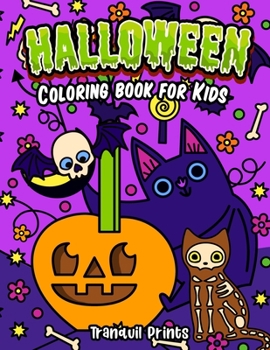 Paperback Halloween Coloring Book for Kids: Happy Halloween for Boys and Girls Book