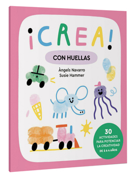 Paperback ¡Crea! Con Huellas / Create! with Prints: Volume 4 [Spanish] Book