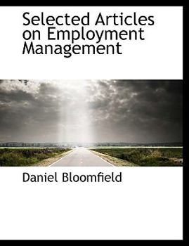 Hardcover Selected Articles on Employment Management Book