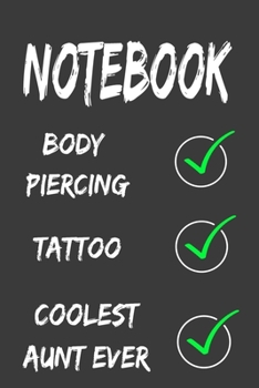 Paperback Coolest aunt Notebook: 120 pages, dot grid, A5, white paper Book