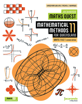 Paperback Jacaranda Maths Quest 11 Mathematical Methods Units 1&2 for Queensland, 2e Learnon & Print Book