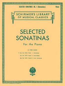 Paperback Selected Sonatinas - Book 1: Elementary: Schirmer Library of Classics Volume 1594 Easy Piano Solo Book