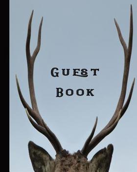 Guest book: A log book for visiting guests to log their holiday vacation stay and leave a message to their hotel or guest house ho