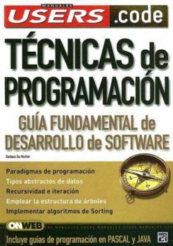 Paperback Tecnicas de Programacion: Manuales Users, en Español / Spanish (Spanish Edition) [Spanish] Book