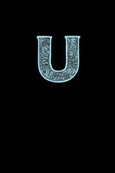 U: Decorative Monogram Notebook