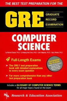 Paperback The Best Test Preparation for the GRE, Graduate Record Examination in Computer Science Book