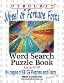 Paperback Circle It, Wheel of Fortune Facts, Word Search, Puzzle Book [Large Print] Book