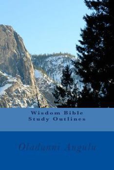 Paperback Wisdom Bible Study Outlines Book