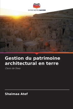 Paperback Gestion du patrimoine architectural en terre [French] Book