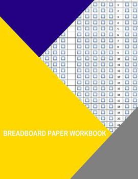 Paperback Breadboard Paper Workbook: Horizontal Squares Book