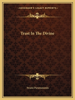 Paperback Trust In The Divine Book