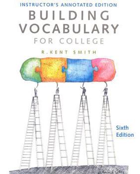 Paperback Building Vocabulary : For College Book