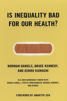 Paperback Is Inequality Bad For Our Health? Book