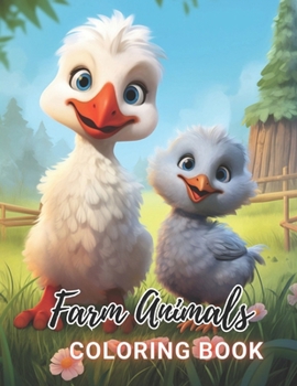 Paperback Farm Animals Coloring Book for Kids: New and Exciting Designs Book