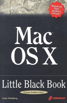 Paperback Mac OS X Version 10.1 Black Book