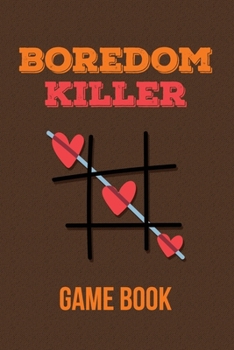 Paperback Boredom Killer Game Book: Advanced Tic Tac Toe Game Book, Christmas Game Boys and Girls, Encourage Strategic Thinking Creativity, Fun and Challe Book