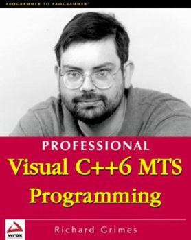 Paperback Professional Visual C++ 6 MTS Programming Book