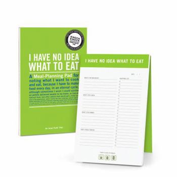 Paperback Knock Knock I Have No Idea What to Eat Inner-Truth Pad Book
