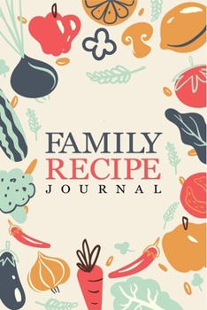 Paperback Family Recipe Journal Book