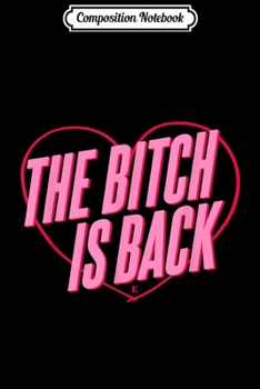 Paperback Composition Notebook: Elton John Official The Bitch Is Back Heart Journal/Notebook Blank Lined Ruled 6x9 100 Pages Book