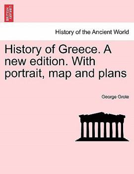 Paperback History of Greece. A new edition. With portrait, map and plans Book