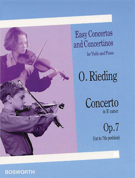 Paperback Oskar Rieding: Concerto in E Minor (Violin/Piano) Book
