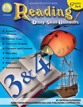 Paperback Reading, Grades 3 - 4 (Daily Skill Builders) Book