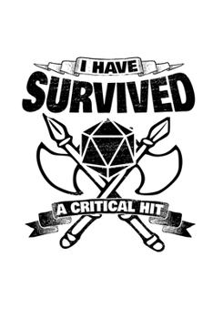 Notizbuch: Rpg Gamer Dungeon Master Treffer Axt Witz Geschenk 120 Seiten, 6X9 (Ca. A5), Punktraster