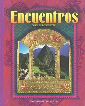 Hardcover Holt Encuentros: CURSO DE INTRO Grade 6 1997 Book