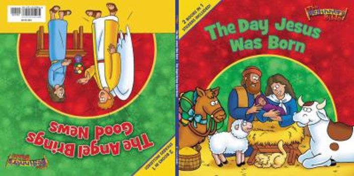 Paperback The Beginner's Bible The Day Jesus Was Born/ The Angel Brings Good News: Beginner's Bible Christmas Flip Book