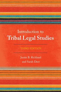 Paperback Introduction to Tribal Legal Studies Book