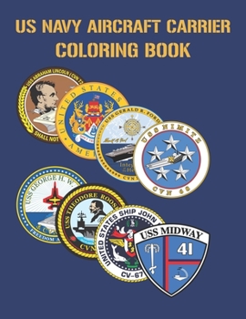 Paperback US Navy Aircraft Carrier Coloring Book