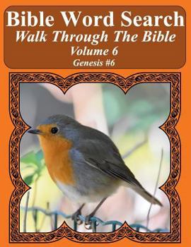 Paperback Bible Word Search Walk Through The Bible Volume 6: Genesis #6 Extra Large Print Book
