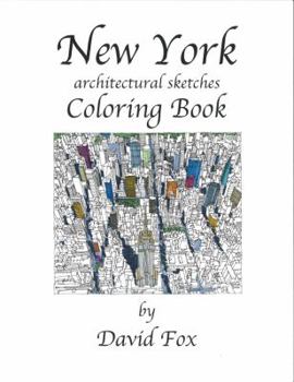 Paperback New York architectural sketches Coloring Book