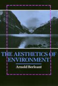 Paperback The Aesthetics of Environment Book