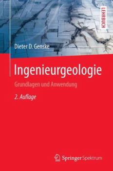 Hardcover Ingenieurgeologie: Grundlagen Und Anwendung [German] Book