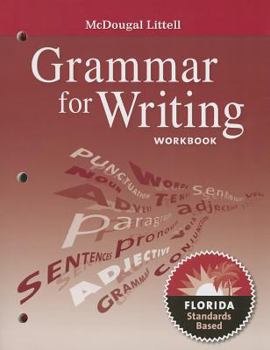 Paperback McDougal Littell Literature: Grammar for Writing Workbook Grade 07 Book