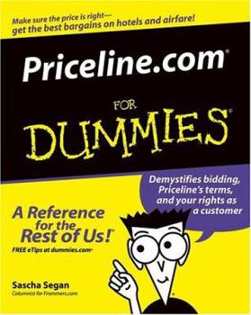 Paperback Priceline.com For Dummies Book