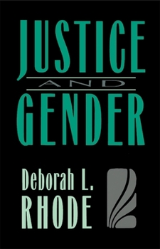 Paperback Justice and Gender: Sex Discrimination and the Law Book