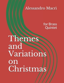 Paperback Themes and Variations on Christmas: for Brass Quintet [Italian] Book