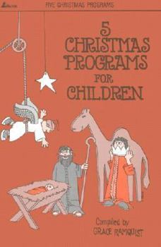 Paperback 5 Christmas Programs for Children Book